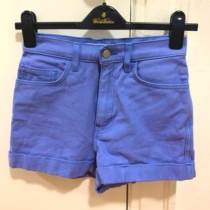 NEW American apparel size 26 blue jeans shorts